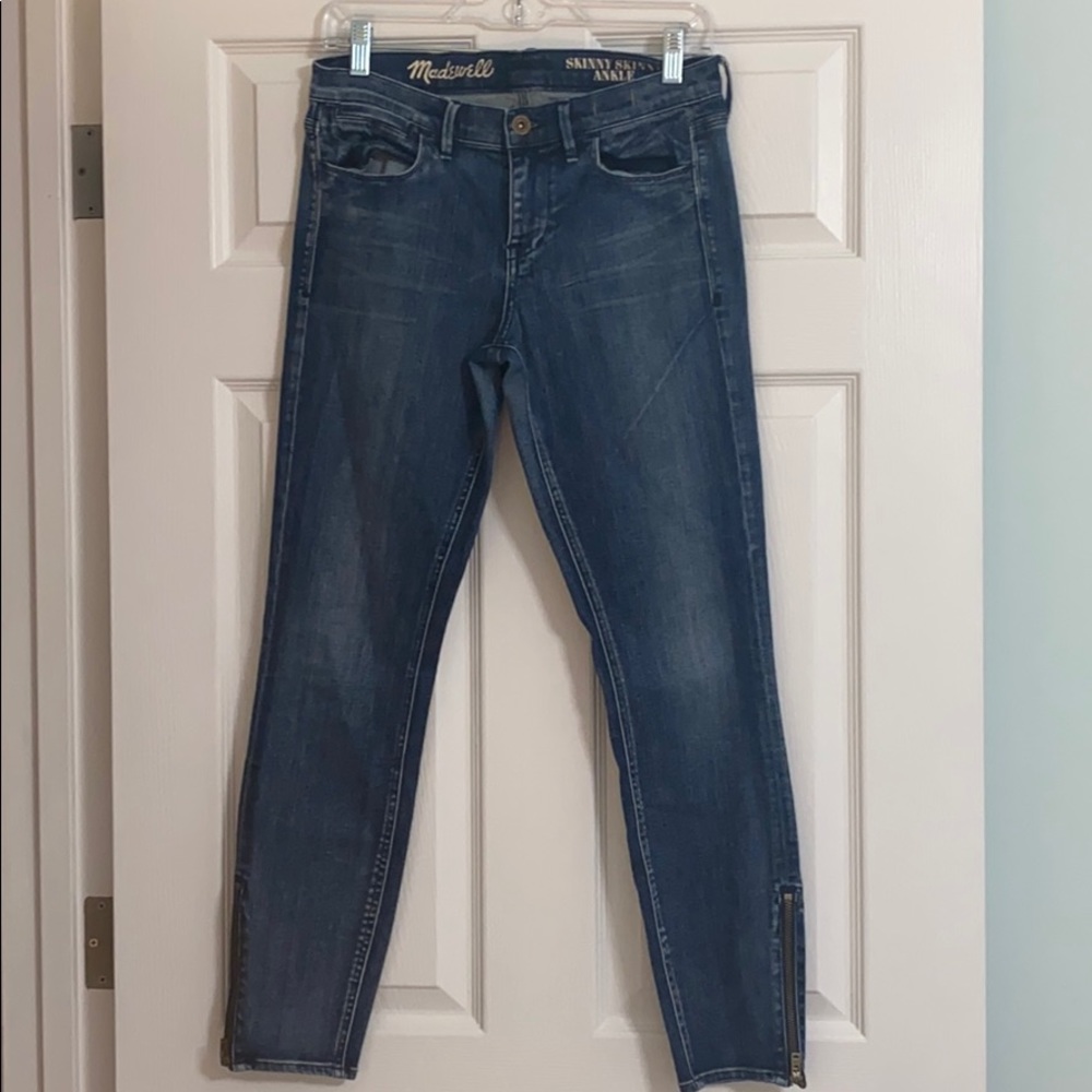Madewell Skinny Ankle Zip Skinny Jeans - Size 28